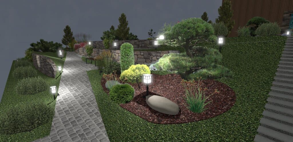 navrh prvej zastavky v ynameni zeme na ceste ku komplexu