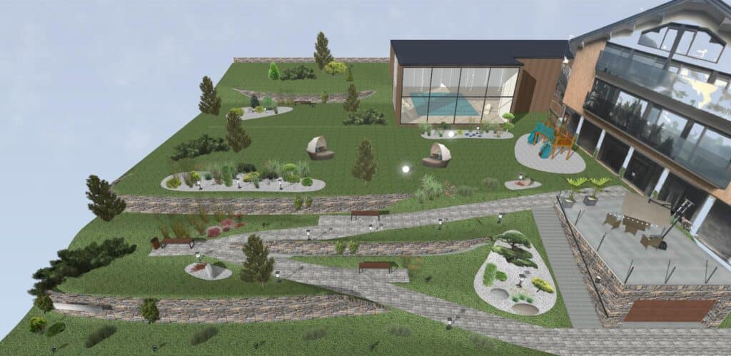 navrh riesenia arealu komplexu