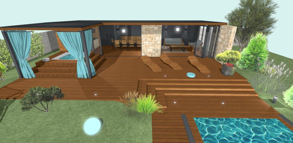 vizualizacia navrhu luxusneho altanku